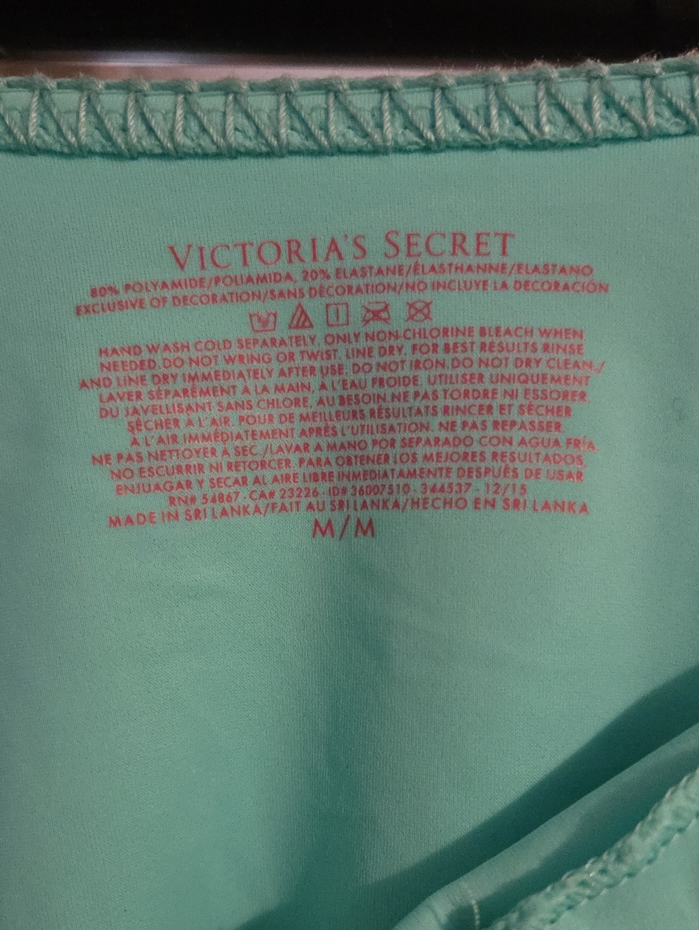 Victoria's Secret Teal One-Piece Swimsuit - Picture 2 of 5